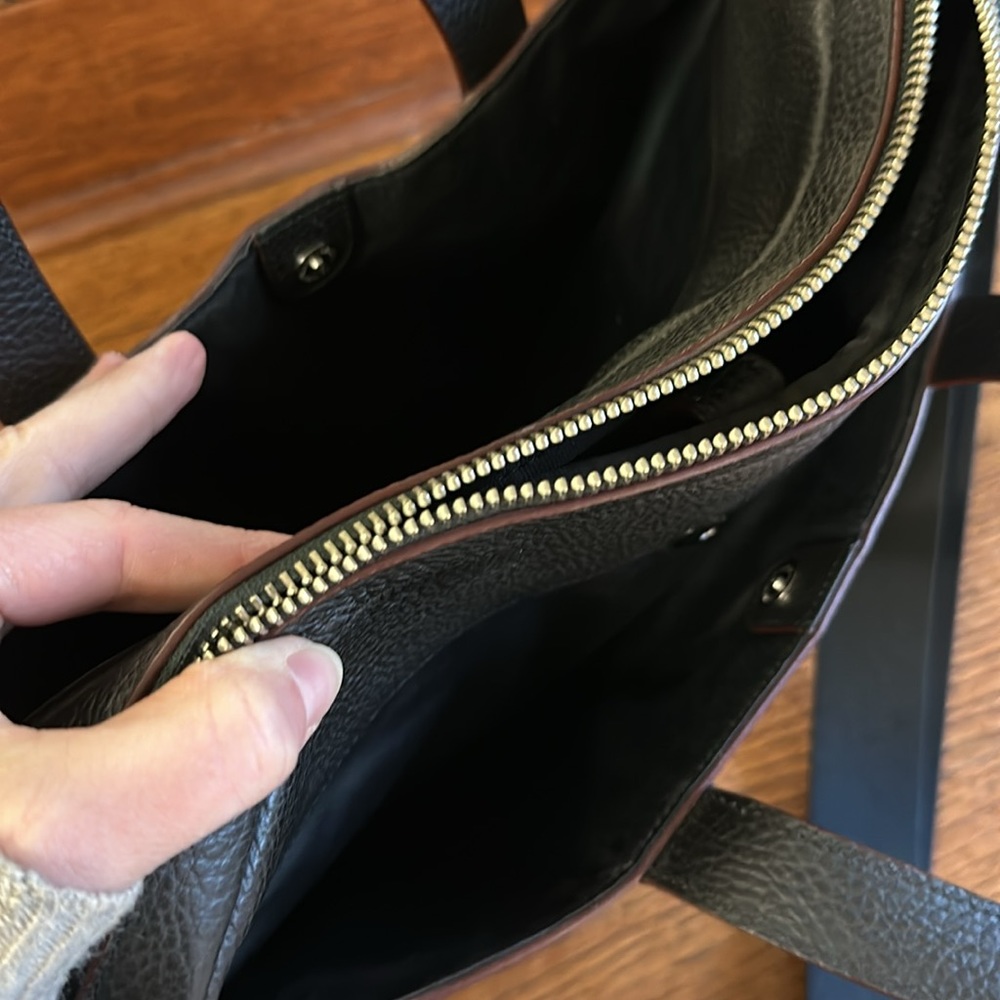 Coach Pebbled Leather Hamilton Brief Tote Briefcase - Picture 14 of 14